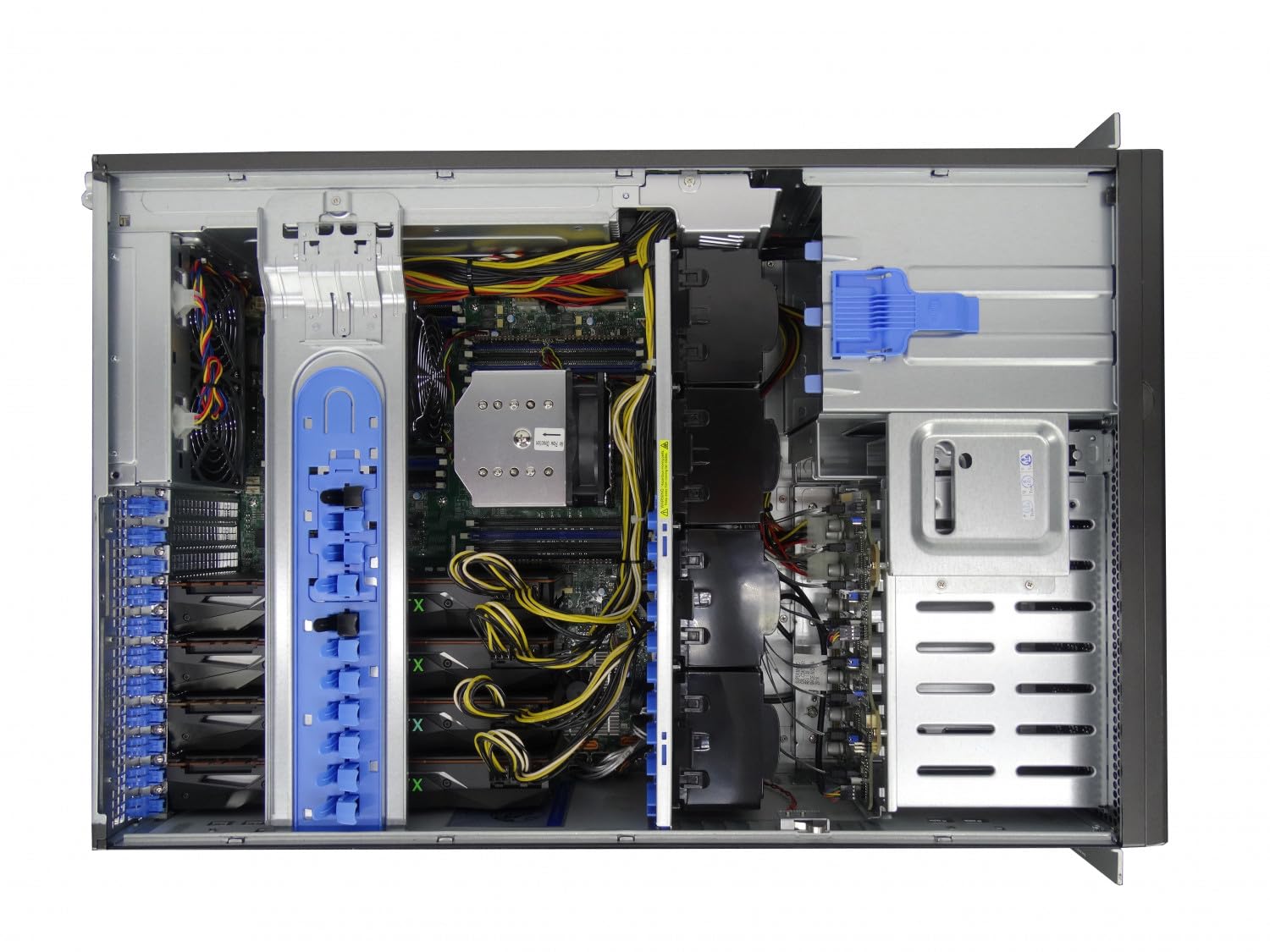 Supermicro GPU SuperWorkstation 7048GR-TR Rackmount, 2X Xeon E5-2680 V4 2.4GHz 14-Core CPU, 512GB Memory, 2X 960GB SSD, Rails (Renewed)