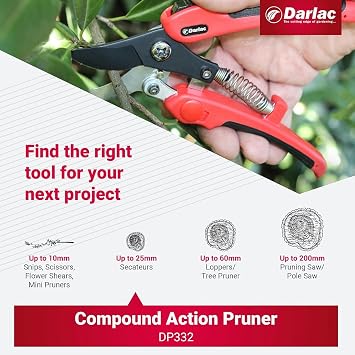 Darlac Compound Action Pruner Pruning Secateurs