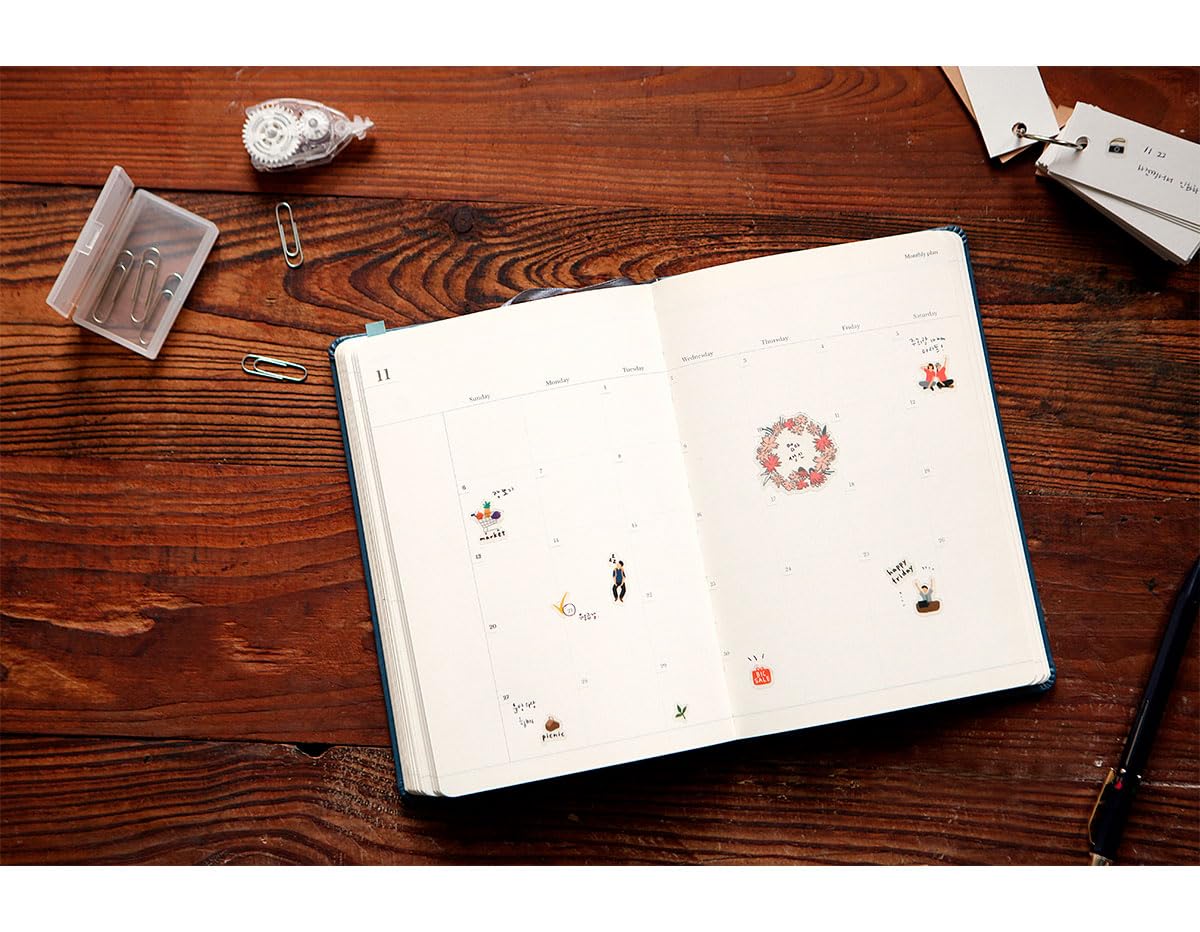 Image secondaire de Autocollants Dailylike en PVC - Couronne de Fleurs Multicolores