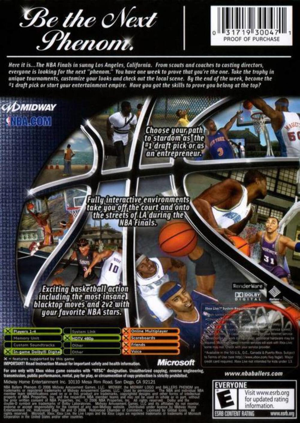 Amazon.com: NBA Ballers Phenom - Xbox : Video Games