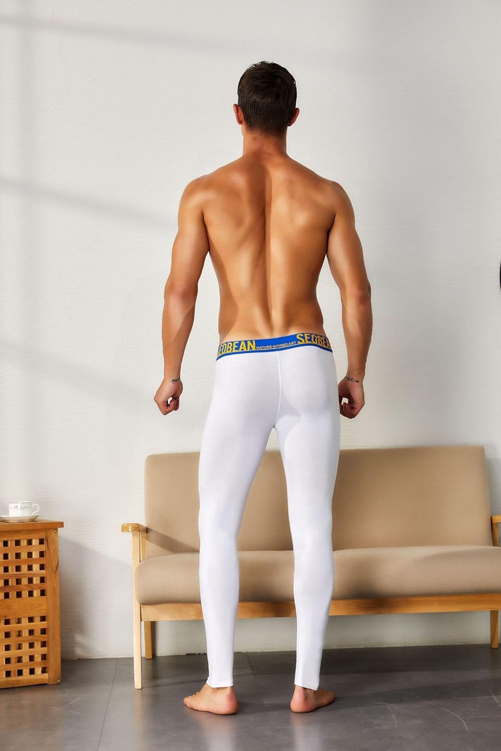 Mens Thermal Leggings Thermal Bottoms for Men Soft and Breathable Mens Thermal Underwear Pants