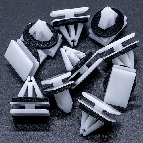 Rexka 15 piezas de tornillo de retención de moldeo basculante compatible con Ford W716352-S300 Edge Escape F-150 Mustang Lincoln Continental MKX