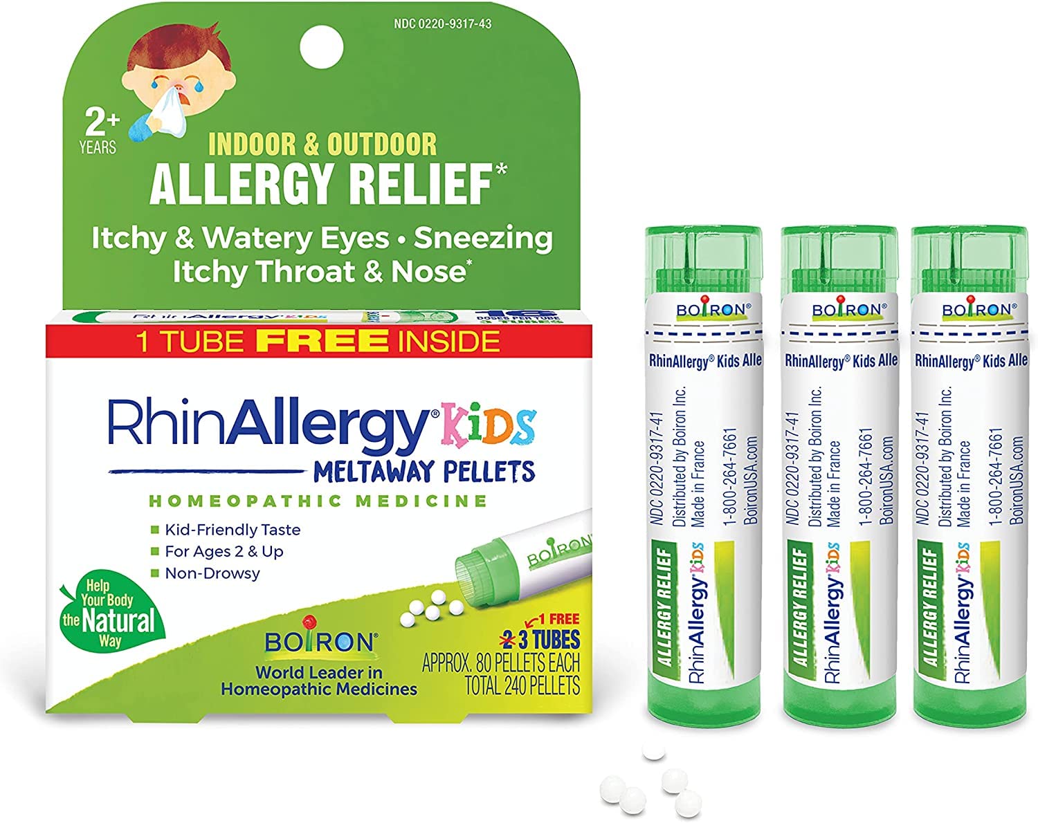 Boiron RhinAllergy Kids Pellets