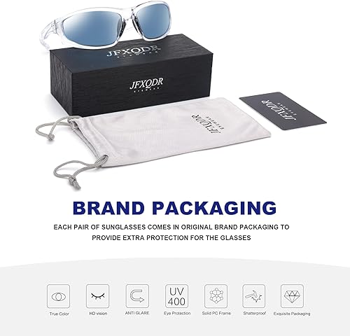 Vista 68 de Polarized Sunglasses for Men and Women, Sports Wrap Around Running Fishing Sun Glasses UV400 Protection RFS8202