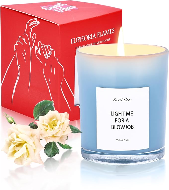 Sweet Vibes Light When You Want a BJ Candle Scented