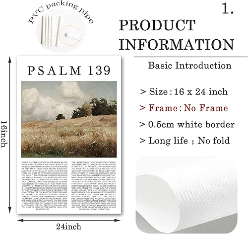 Vista 183 de Arte de pared de acuarela de Jesús, pintura en lienzo cristiano, imágenes de las Escrituras, decoración de pared, póster con versículos bíblicos