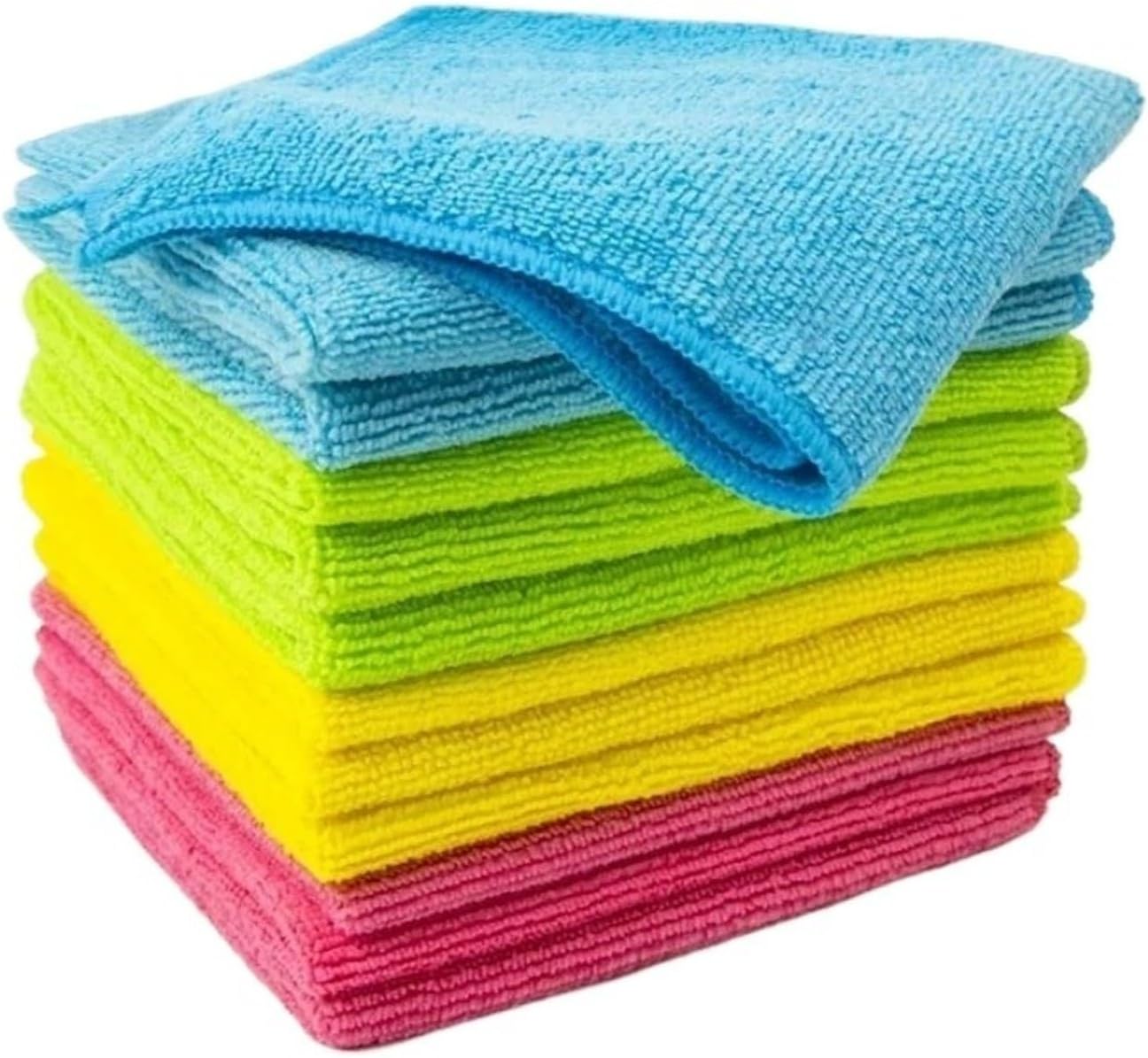 Microfiber Cleaning Cloths Washable Multi-Purpose for Home Kitchen Car