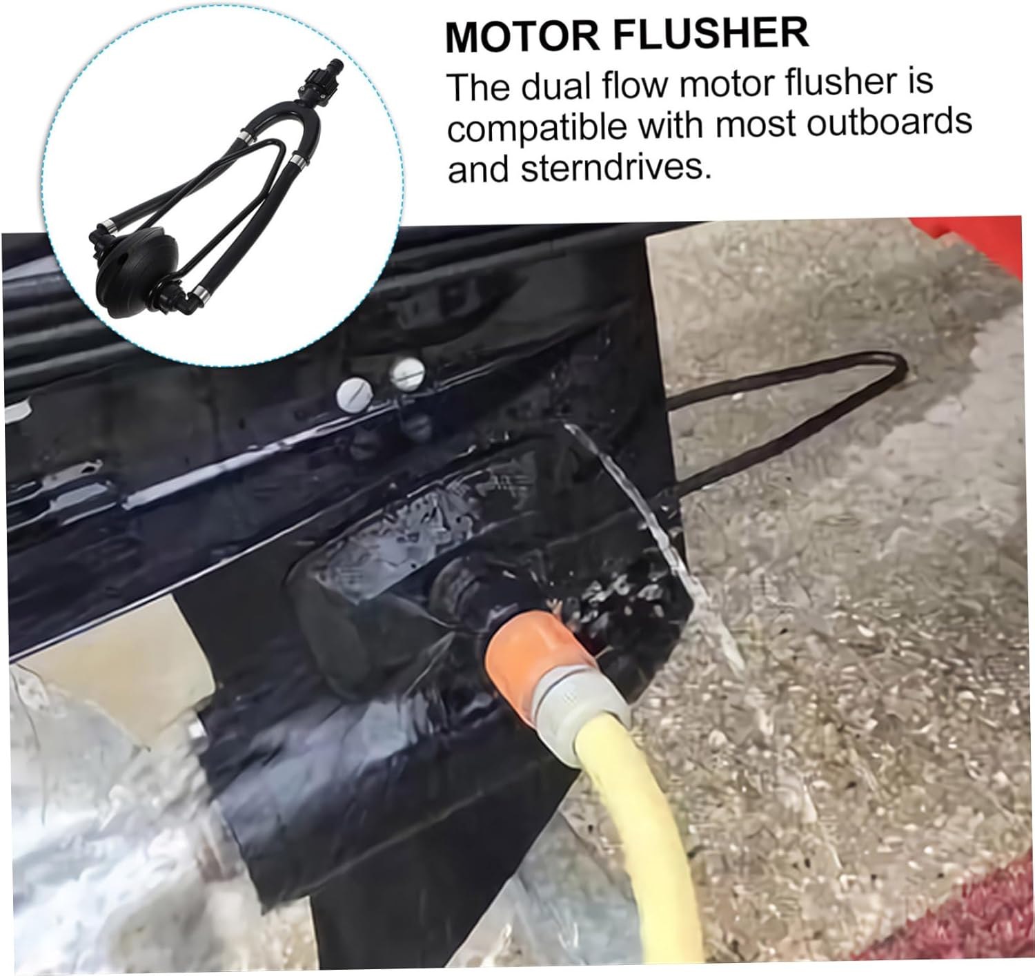 Boat Accessories Outboard Motor Flusher Yacht Engine Flusher Boat Tool Muffs for Outboard Motor