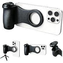 Magnetic Phone Camera Grip with Detachable Shutter Remote
