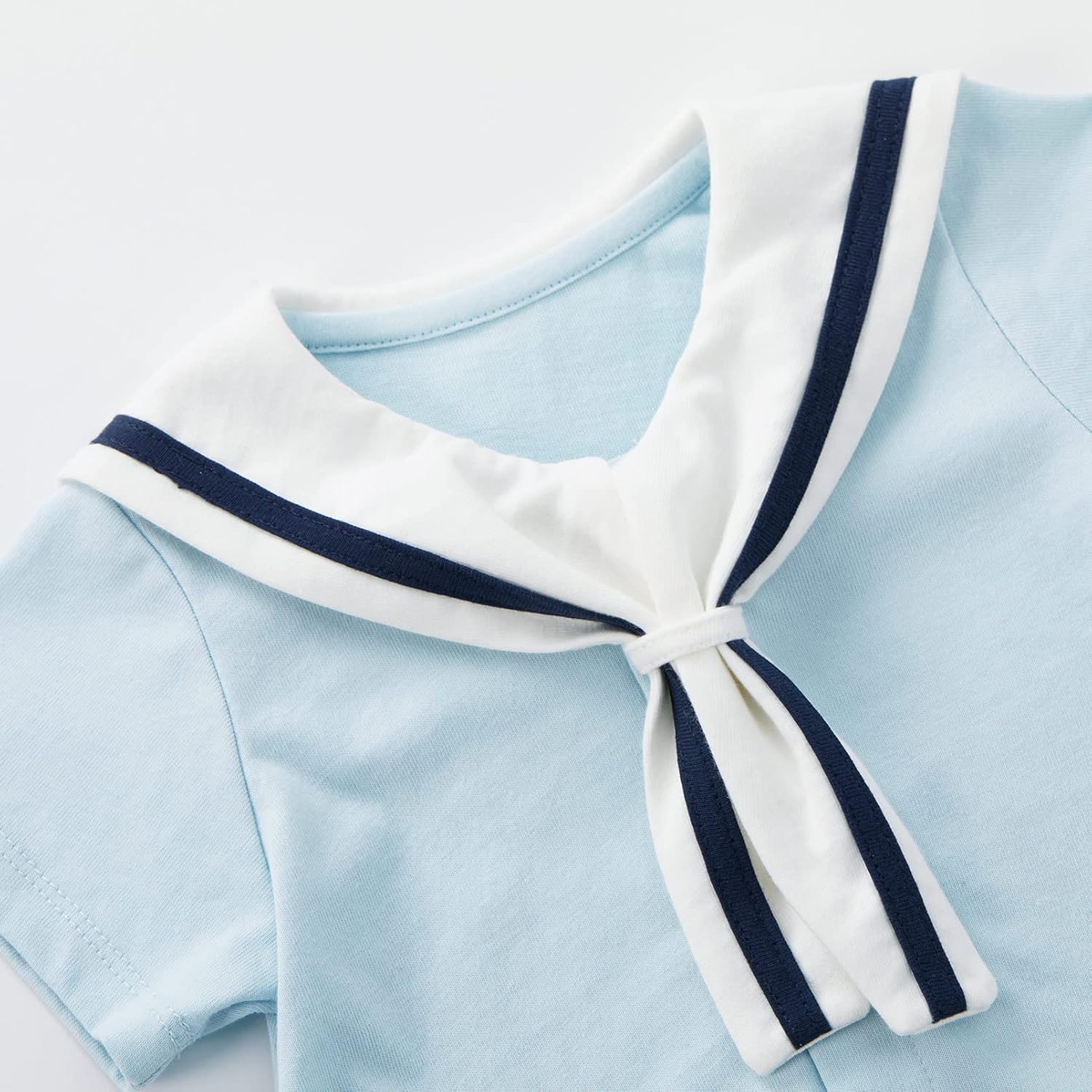 pureborn Baby Boys Girls Nautical Romper One-Piece Beach Outfit Summer Clothes 0-24 Months - Image 3