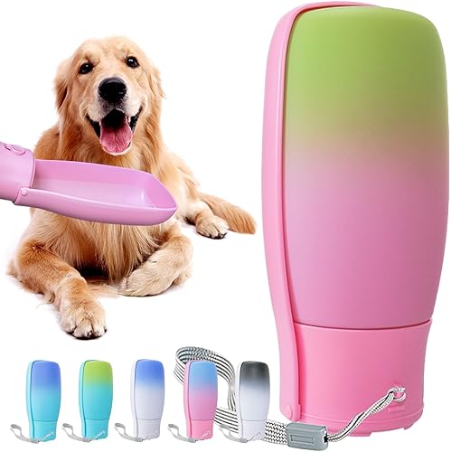 Miniatura 15 de Botella de agua para perros (rosa y azul, 11 onzas) Negro & blanco,Negro Blanco,Azul,Rosa Azul,Azul & blanco,Azul Verde,Verde y azul,2-Rosa