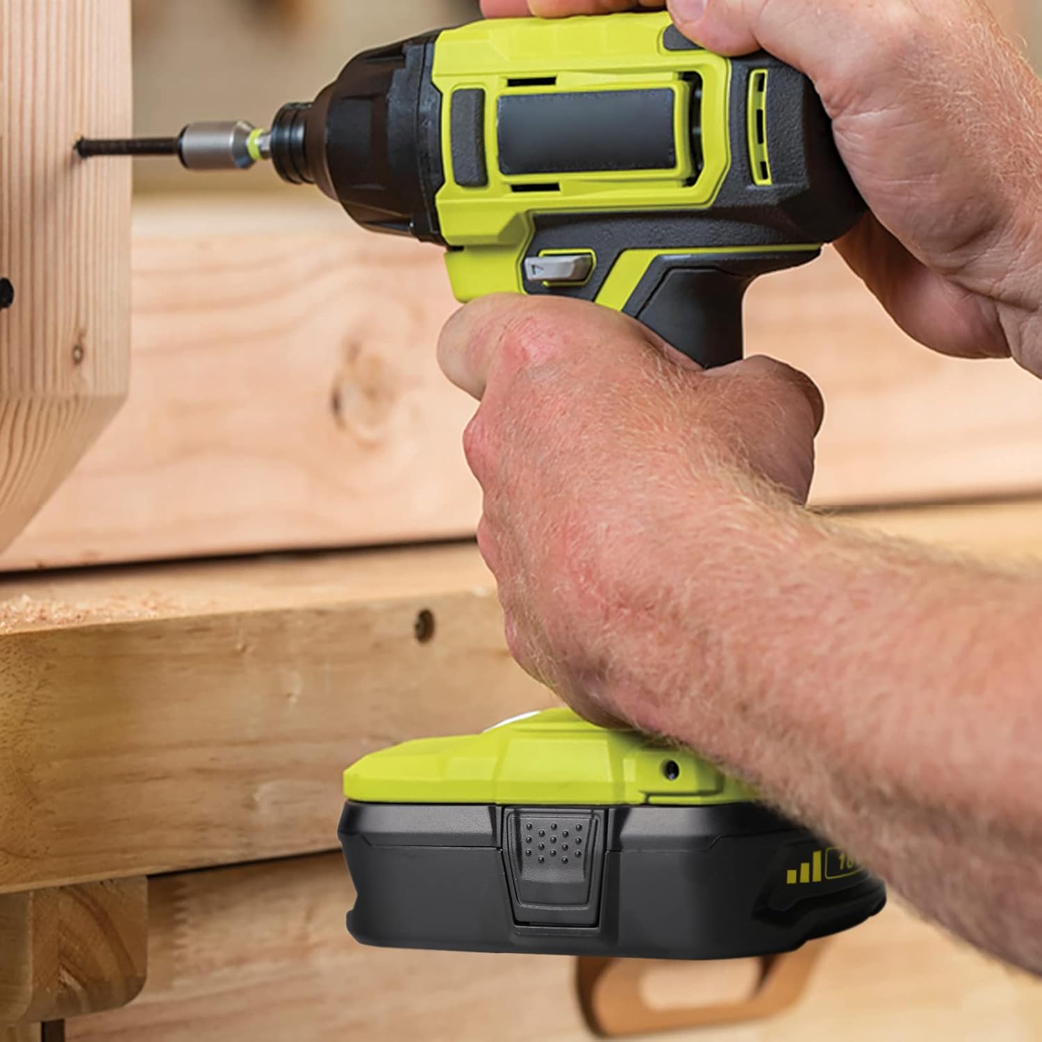 Powilling Upgraded 4.0Ah 2Packs P189 Replacement for Ryobi 18V Battery, 18 Volt Lithium ion Batteries for Ryobi One 18V Cordless Tools P108 P107 P105 P104 P103 P102 - Image 9