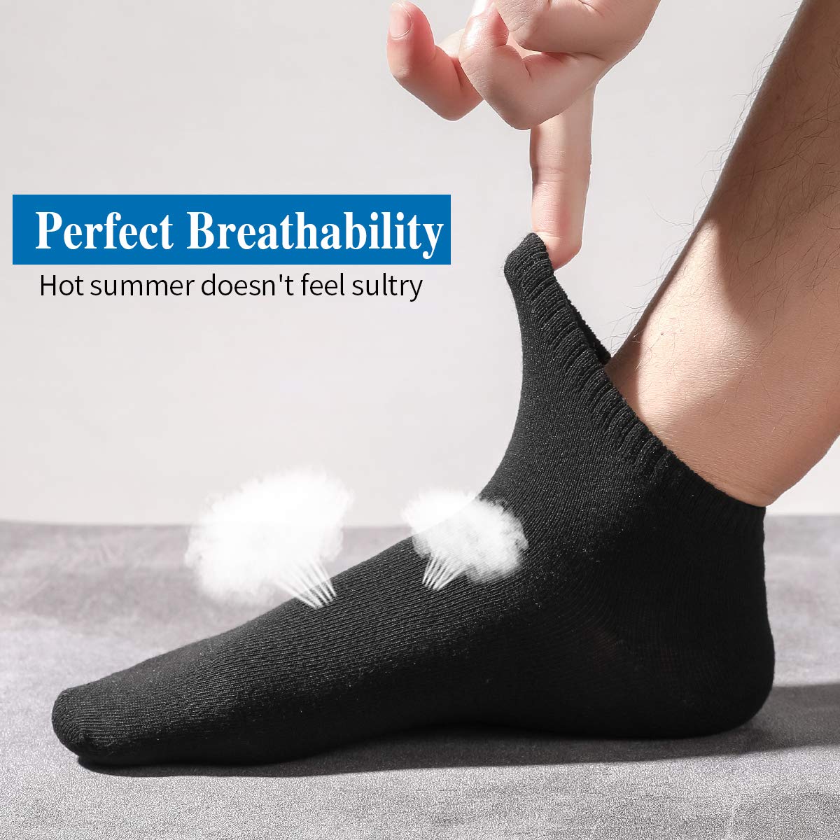 MOCOCITO Calzini Uomo Corti, Fantasmini Uomo Donna per Mocassino, Calze Corte in Cotone Sportivo Calzini Corti Invisibili Cotone Sportivi