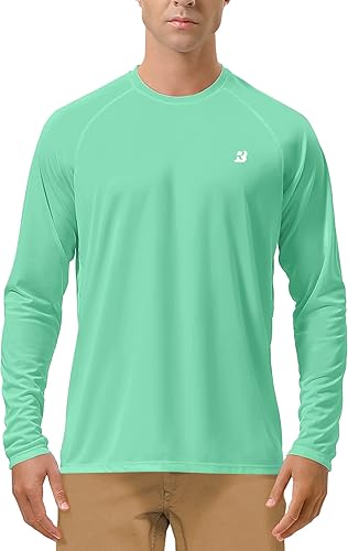 Vista 87 de Roadbox - Camisetas de protección FPU 50+ para hombre, de manga larga, para correr, exteriores, senderismo, natación, pesca Paquete de 2 - Gris
