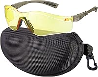 Vista 20 de xaegistac Gafas de tiro antivaho, protección ocular para el campo de tiro, lentes de seguridad ajustables con estuche rígido con cremallera