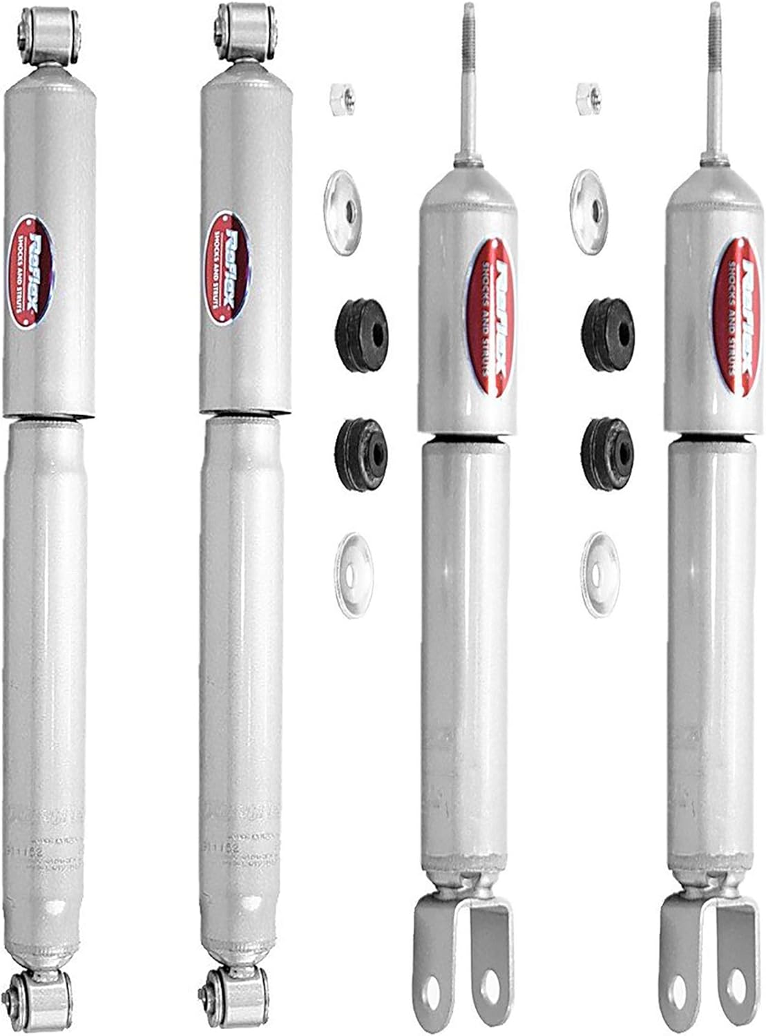 Front & Rear Shock Absorbers Kit Monroe Reflex For Chevrolet Silverado 1500 4WD