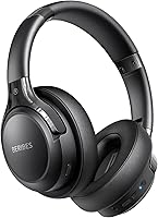 BERIBES Over-Ear Bluetooth Headphones: 65H Playtime, 6 EQ Modes, Deep Bass Wireless Headset with Mic, Foldable Lightweight for Phone/PC