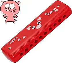 Gaita colorida para crianças e iniciantes - Instrumento C fácil de aprender - portátil e leve.