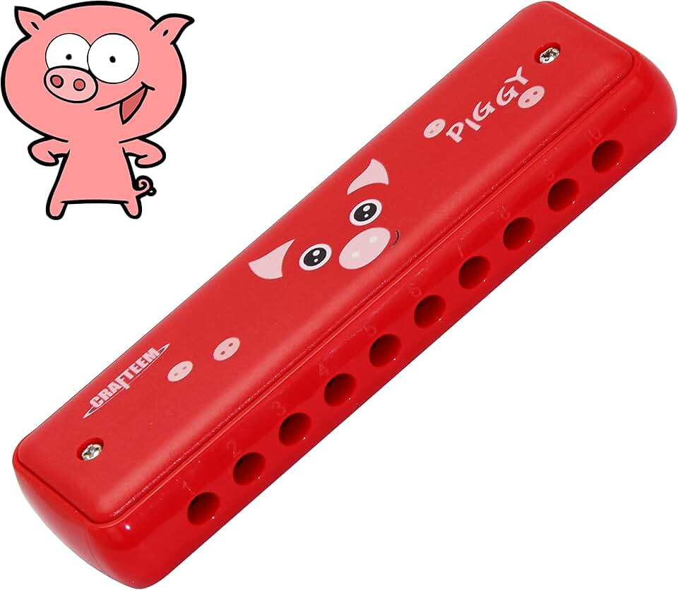Gaita colorida para crianças e iniciantes - Instrumento C fácil de aprender - portátil e leve.