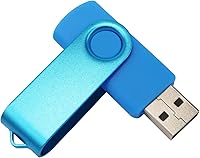 Vista 7 de Unidad flash USB de 1 GB (azul)