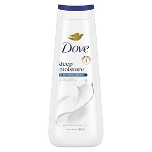 Dove Body Wash Deep Moisture For 24hr Lotion-Soft Skin Moisturizing Skin Cleanser with No Sulfates No Parabens 20
