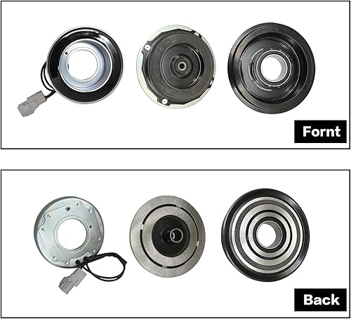 Miniatura 6 de Kit de reparación del conjunto del embrague del compresor de CA compatible con Dodge Ram 1500 5.7L 2014 2015 2016 2017 2018# AIG380-CL 68140664AC