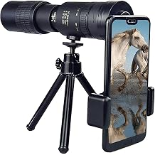 4K 10-300X40mm Super-Telezoom-Monok ler Teleskop, Cep Telefonlar  i in Monok ler Teleskop, Ak ll  Telefon Adapt r , Y r y , Kamp i in Tripod K yafeti, Ku   zleme Little Surprise