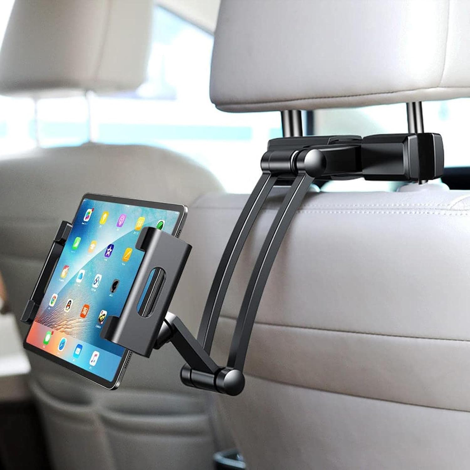 タブレット ホルダー 車載 車載ホルダー ヘッドレスト 安全で安定した 後部座席 車 スタンド スマートフォン タブレット