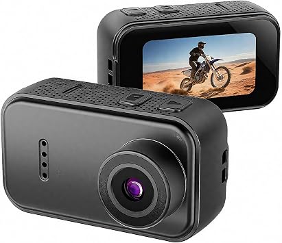 Small Camcorder, Action Camera, Small Wearable Camera, Small Camera, Includes Japanese Instruction Manual English Language Not , Eye Camera, 1.47-inch IPS Monitor, HD 1080P, Image Quality, Lightweight, 130  Wide Angle, 1080P, Waterproof, Pet Collar, Motorcycle, Bicycle, Outdoor, Vlog, Wide Variety of Accessories, Black