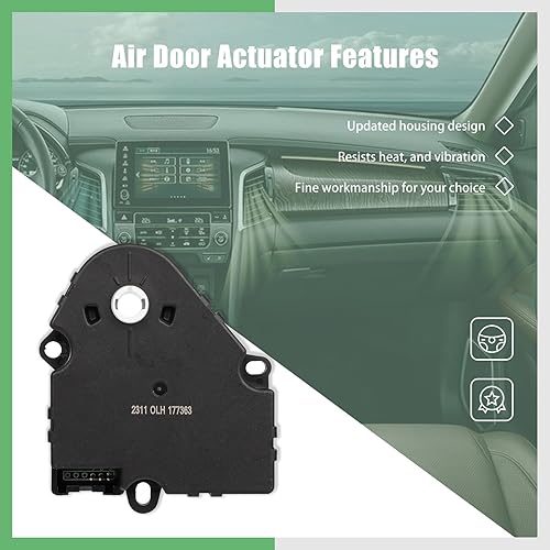 Vista 651 de SCITOO Reemplazo de actuador de puerta de mezcla de calentador HVAC para Ford F-150 2004-2008, para Ford para Lobo 2004-2008, para Lincoln para Mark