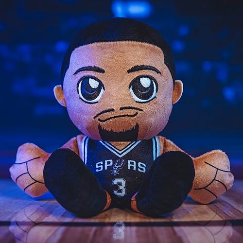 Miniatura 4 de Bleacher Creatures San Antonio Spurs Keldon Johnson - Peluche sentado de 8 pulgadas de la NBA Kuricha  Suave estrella de la NBA inspirada en Chibi