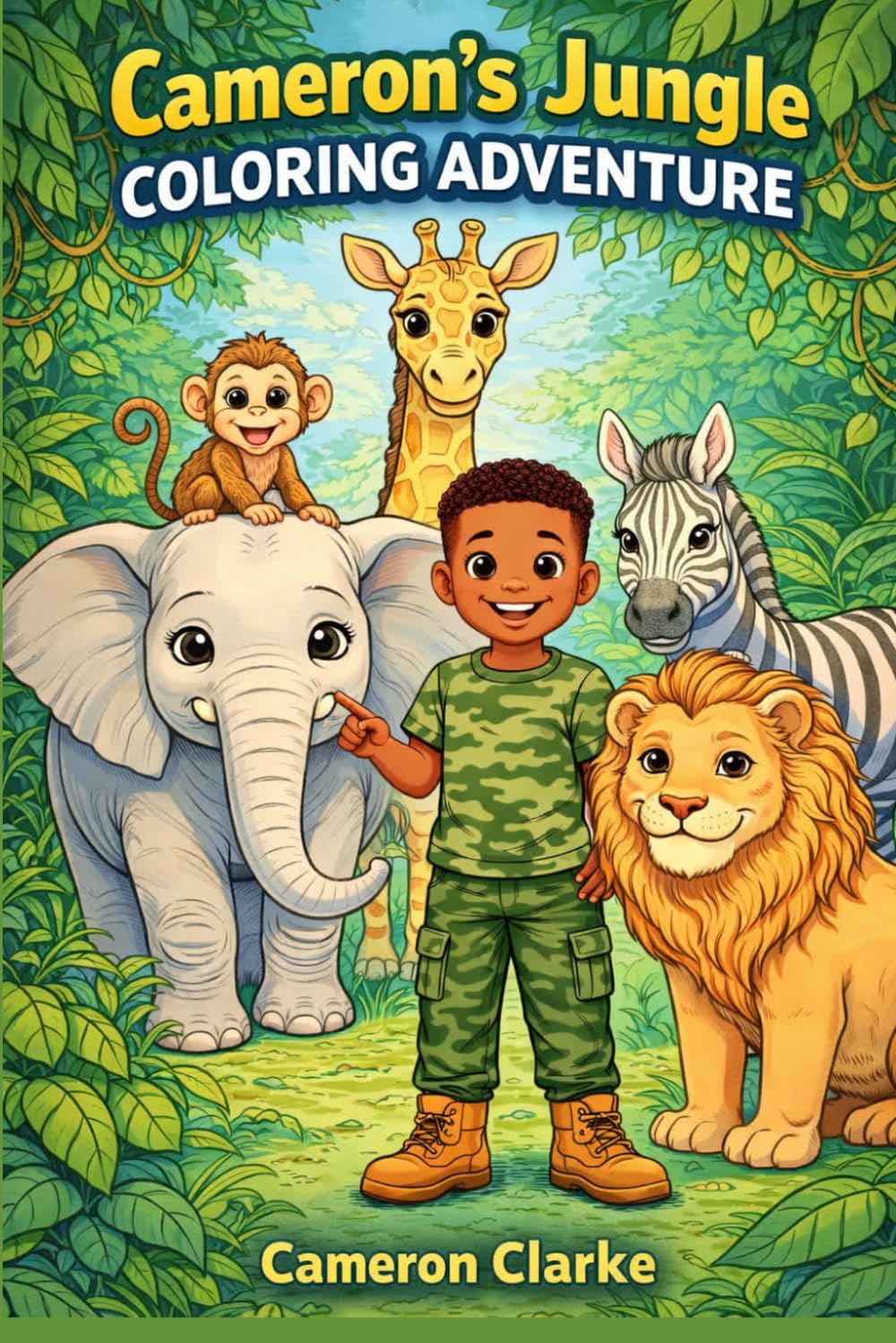 Cameron’s Jungle Coloring Adventure (Cameron Adventure Series)