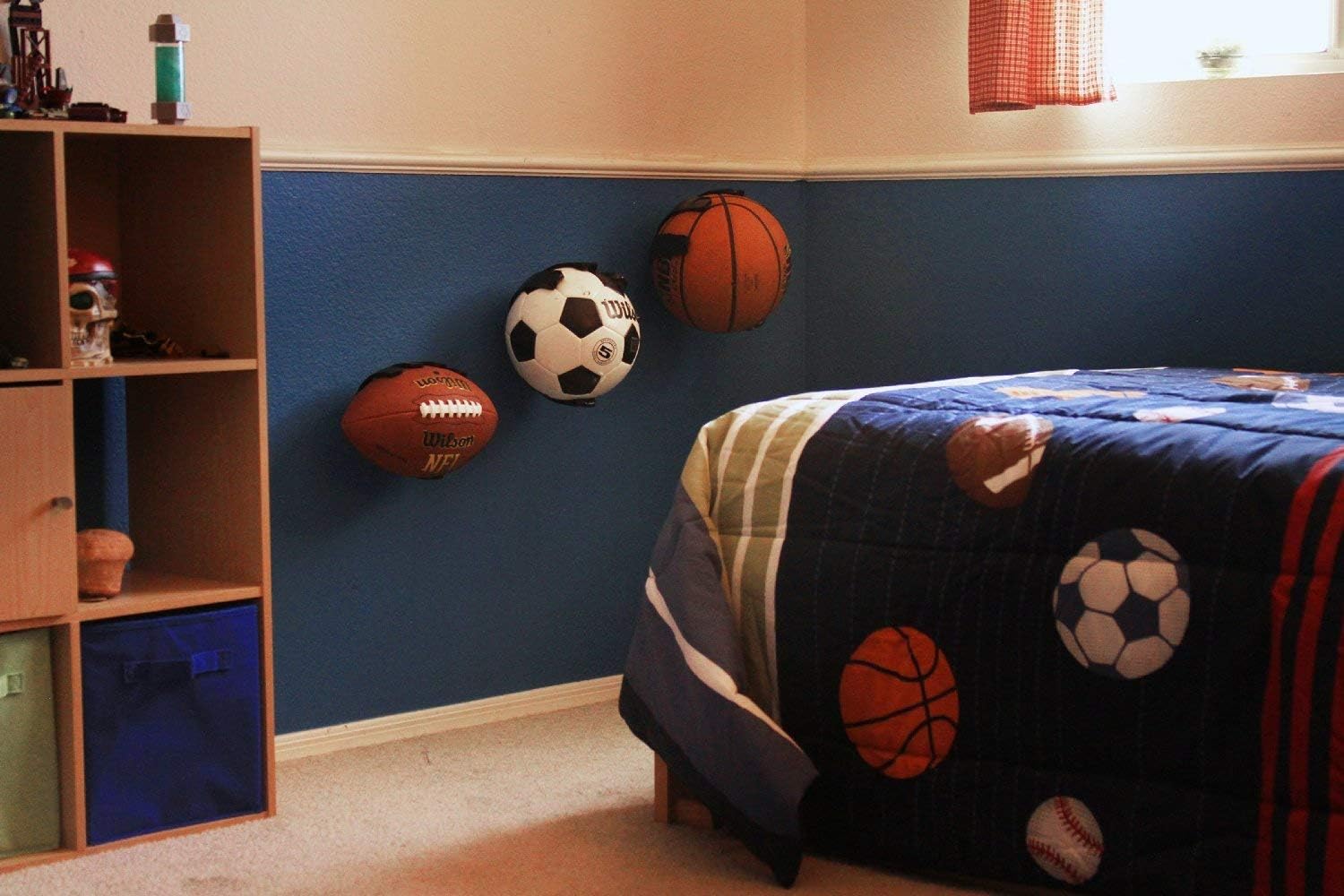MIFXIN Ball Claw Wall Mount Basketball Soccer Holder Football Storage Rack Display for Home Decor : Sports & Outdoors