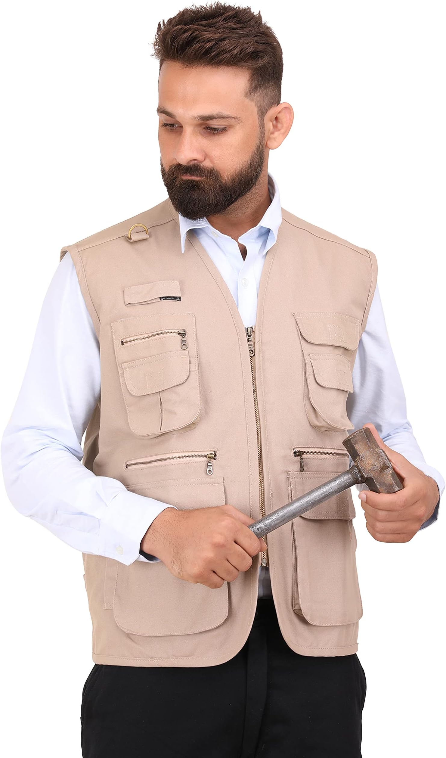 CLUB TWENTY ONE Workwear Unisex Multi Pocket Outdoor Hiking Utility Adventure Vest