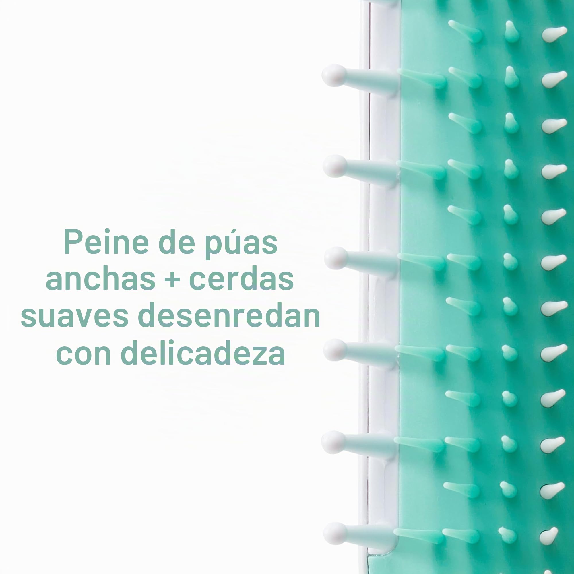 Frida Baby Cepillo de pelo para niños: cepillo de cerdas fuertes para cabello grueso o rizado