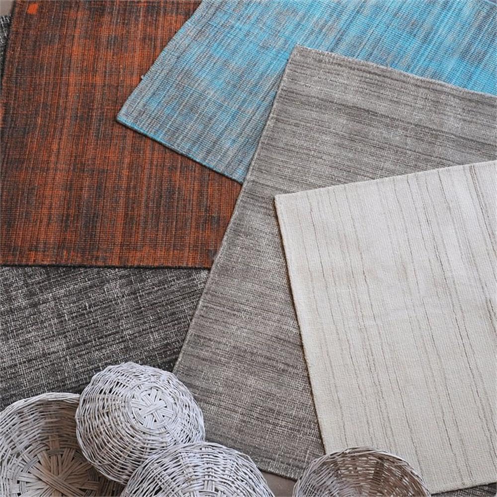 BOWERY HILL Contemporary Hand Woven Wool Rug, 8' x 10', Gray Finish, Distressed Vintage Look, Premium Quality Material, Stylish Area Rug for Living Room or Bedroom
