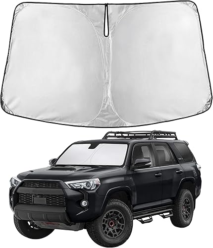 Miniatura 216 de EcoNour Parasol para Subaru Crosstrek 2013-2015 2016 2017, visera solar para parabrisas delantero y ventana, bloqueador de calor UV y protector