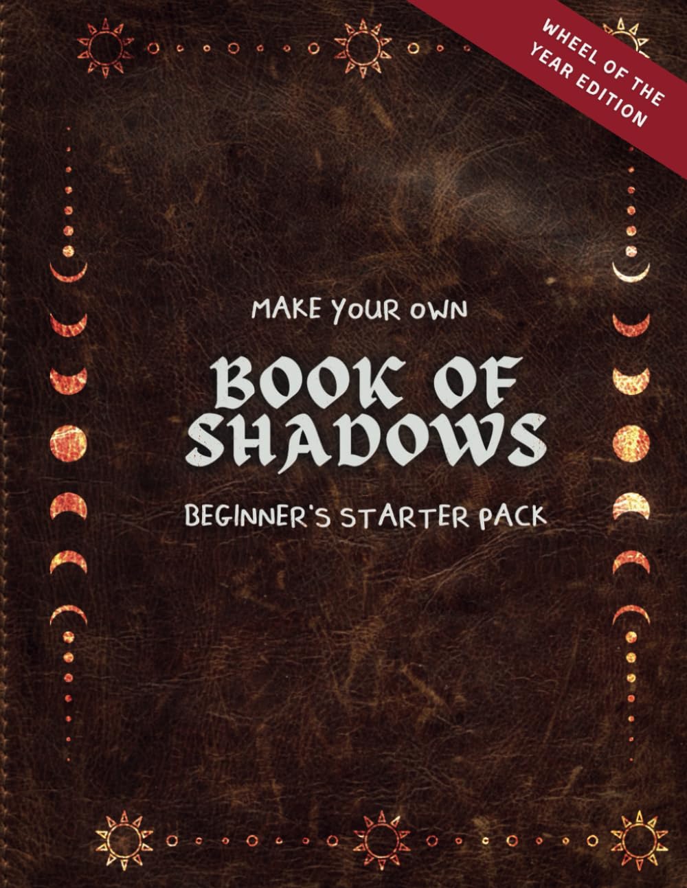 MAKE YOUR OWN Book Of Shadows | Beginner's Starter Book of Shadows Grimoire Wiccan Pagan Cut Out Art Colour In Colour