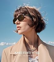Vista 8 de MERRY'S Lentes de sol polarizados unisex para hombres y mujeres, lentes de sol polarizados vintage, lentes de espejo