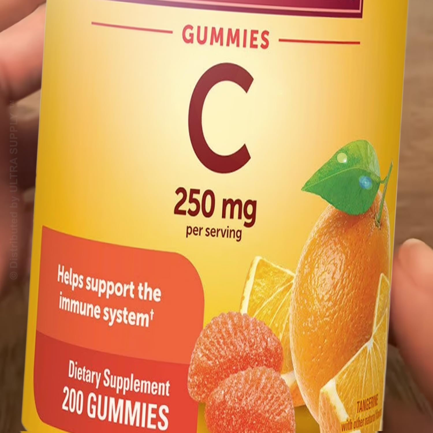 Nature_Mades Vitamin C Gummies 250mg (400 Count - Value Pack) | Tangerine Flavor, Antioxidant Support, Daily Wellness, Gluten Free, No Artificial Flavors