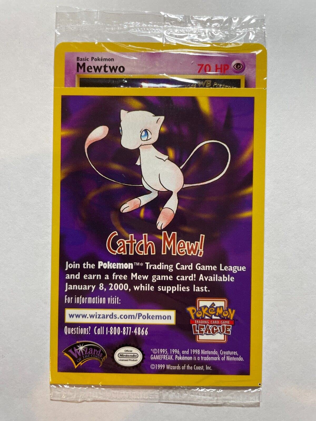 SEALED WB Mewtwo Movie Black Star Promo Set #3 - Pokemon Card