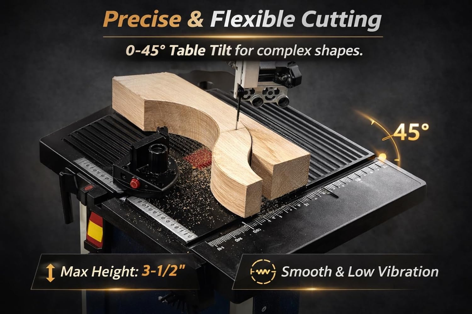 10-Inch Benchtop Drill Press & 9-Inch Portable Band Saw Combo – Variable Speed 30-3000 RPM Drill with Laser/LED, 770 FPM Bandsaw with Miter Gauge, Cast Iron Table & Base, Woodworking Power Tool Set