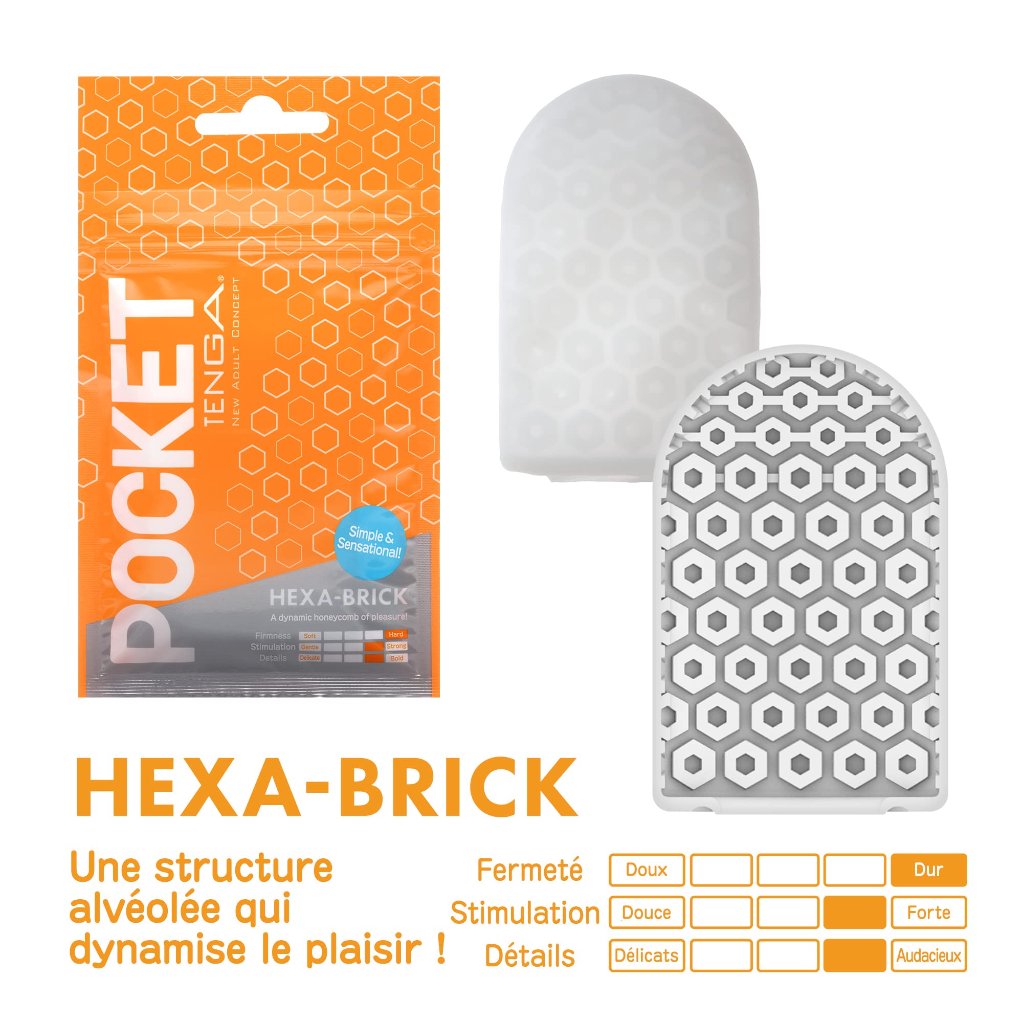 POCKET TENGA SERIES (WAVE LINE + CLICK BALL + BLOCK EDGE + HEXA-BRICK + CRYSTAL MIST + SPARK BEADS)