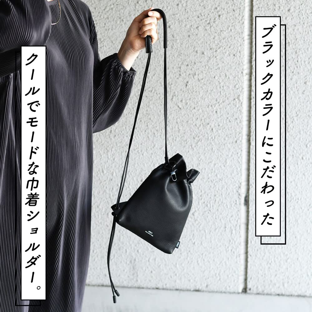 Amazon | [ワク]巾着ショルダーバッグ Sサイズ ミニショルダー