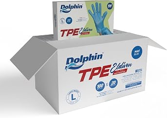 Dolphin Mavi TPE Eldiven 100 Adet x 20 Paket - Koli