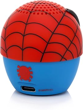 Bitty Boomers Marvel: Spider-Man Vengeful Face - Mini Bluetooth Speaker