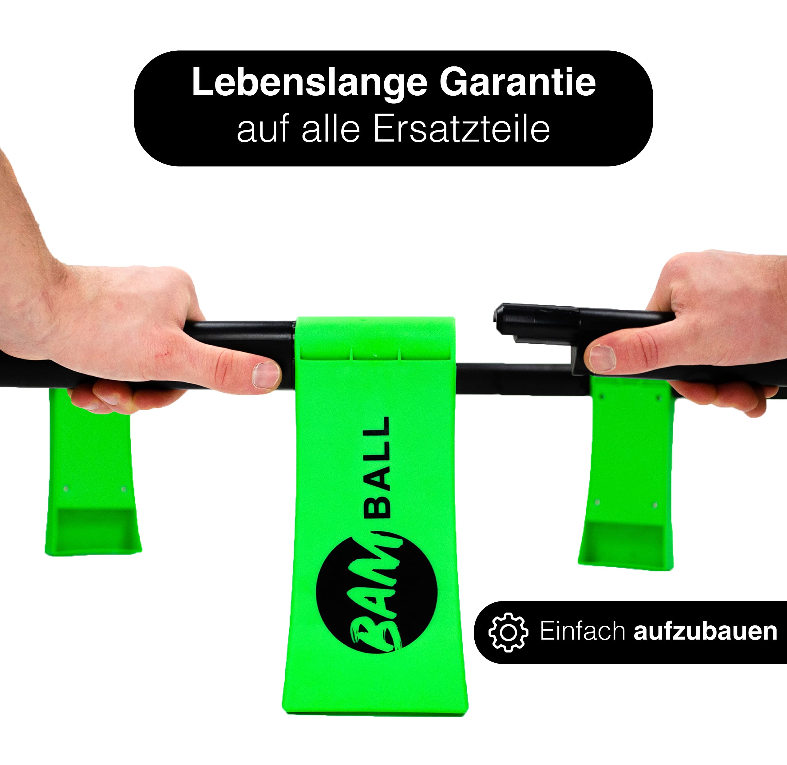 Roundnet-Set mit 3 Bällen + extra Pumpe – enthält 3 Bälle (1 Trainingsball + 2 Spielbälle), verstärkte Rahmenteile, Turnbeutel, Pumpe und Anleitung - Versand innerhalb 1-2 Tage