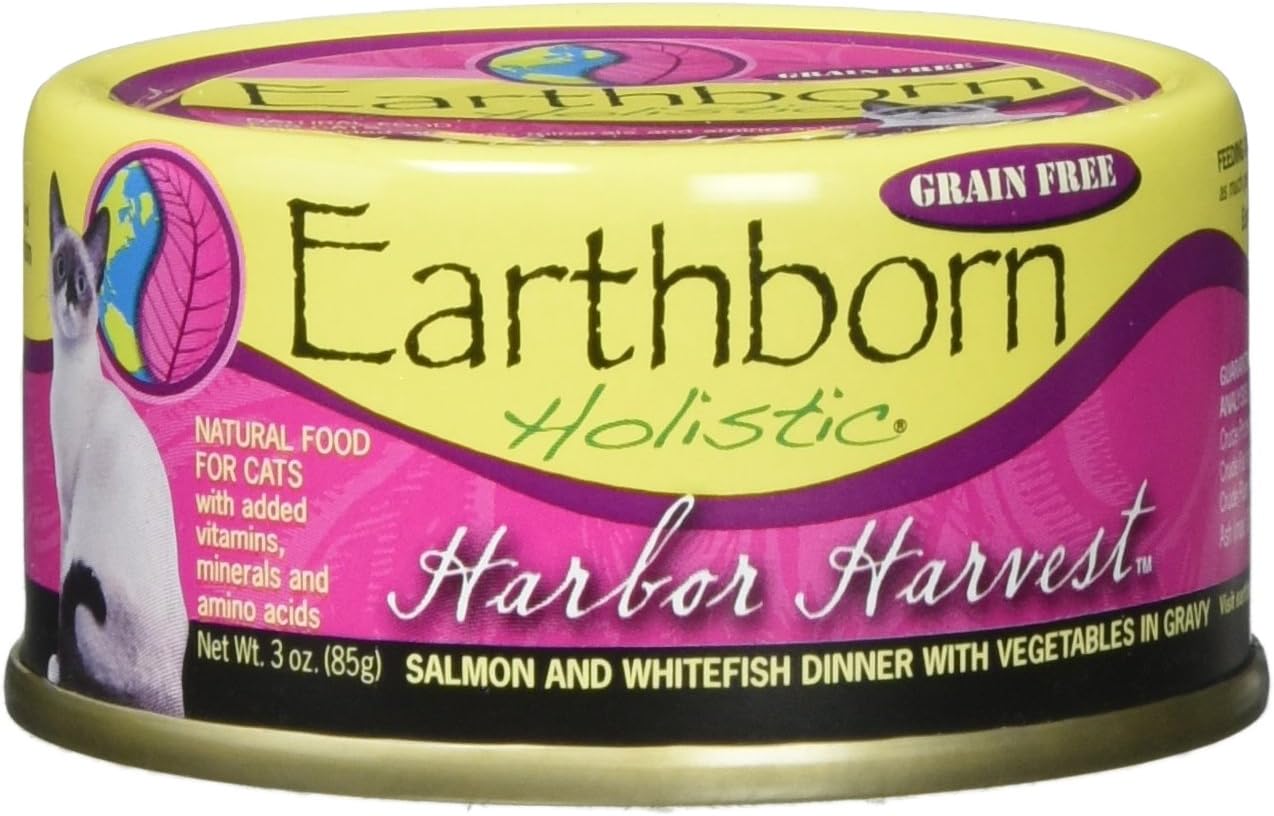 Earthborn Holistic Harbor Harvest Grain Free Canned Cat Food, 3 Oz, Case Of 24