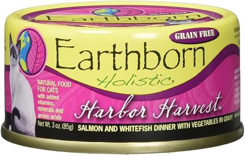 Miniatura 2 de American Distribution & MFG 71523Harbor cosecha SalmónWhitefish Cat Food, 5.5-oz.Cantidad 24