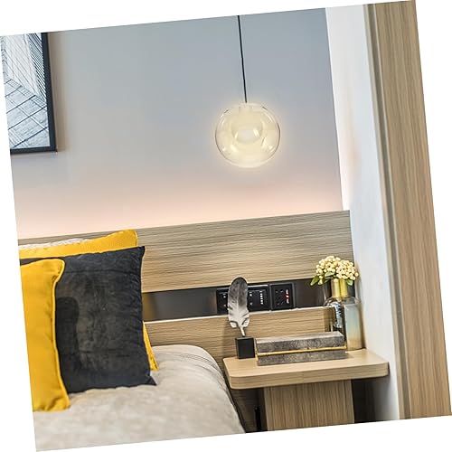 Miniatura 8 de Pantalla de lámpara de vidrio G9 Base decorativa 4.724 in luz de techo de repuesto para lámpara colgante de pared